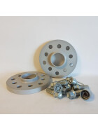H&R ABE Spurverbreiterung VA: DR 30 mm/HA: DR 36 mm + Schrauben + Schloß für Porsche Cayman 987 silber 13057161