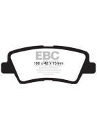 EBC Greenstuff 2000 Bremsbeläge Vorderachse ohne ABE Kia Rio 3 UB Schrägheck DP21875