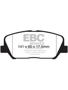 EBC Greenstuff 2000 Bremsbeläge Vorderachse ohne ABE Hyundai i30 GD Schrägheck DP22172