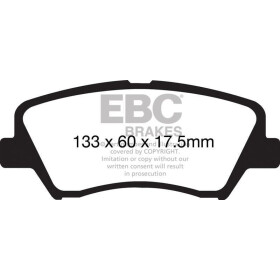 EBC Greenstuff 2000 Bremsbeläge Vorderachse ohne ABE Kia CEE`D Sportswagon EU Kombi DP21874