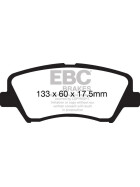 EBC Greenstuff 2000 Bremsbeläge Vorderachse ohne ABE Kia CEE`D Sportswagon EU Kombi DP21874
