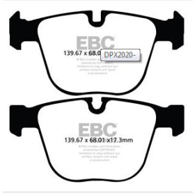 EBC Redstuff Bremsbeläge Hinterachse mit ABE BMW 7 F01/F02/F03/F04 Stufenheck DP32020C