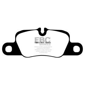 EBC Yellowstuff Bremsbeläge Hinterachse mit ABE Porsche Panamera 970 Coupe DP41858R