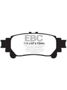 EBC Blackstuff Bremsbeläge Hinterachse ohne ABE Lexus IS (3) GSE3_, AVE3 Stufenheck DP1850