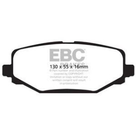 EBC Blackstuff Bremsbeläge Hinterachse ohne ABE Lancia VOYAGER Großraumlimousine RT Großraumlimousine DP1889