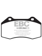 EBC Blackstuff Bremsbeläge Vorderachse ohne ABE Abarth 695 DPX2021/2