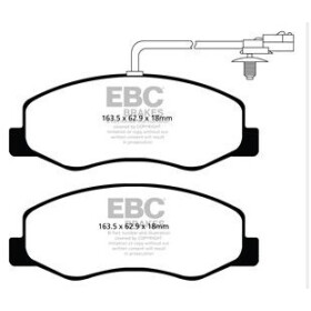 EBC Blackstuff Bremsbeläge Hinterachse ohne ABE Opel Movano B Pritsche/Fahrgestell DPX2085