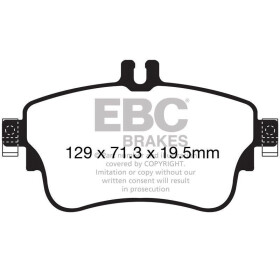 EBC Blackstuff Bremsbeläge Vorderachse ohne ABE Mercedes-Benz A-Klasse W176 Schrägheck DPX2164