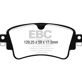 EBC Blackstuff Bremsbeläge Vorderachse ohne ABE Audi A4 8W2, B9 Stufenheck DPX2254