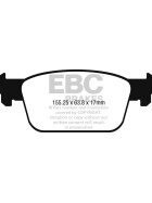 EBC Blackstuff Bremsbeläge Vorderachse ohne ABE Audi A4 Allroad 8WH, B9 Kombi DPX2273